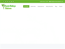 Tablet Screenshot of izmirbahcebakimi.com